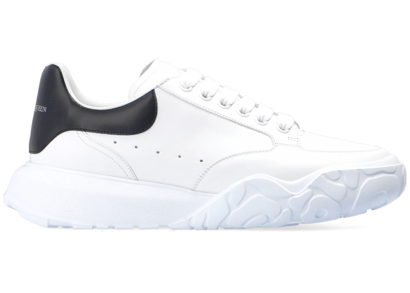 Alexander McQueen Oversized Court Trainer White Black Men's