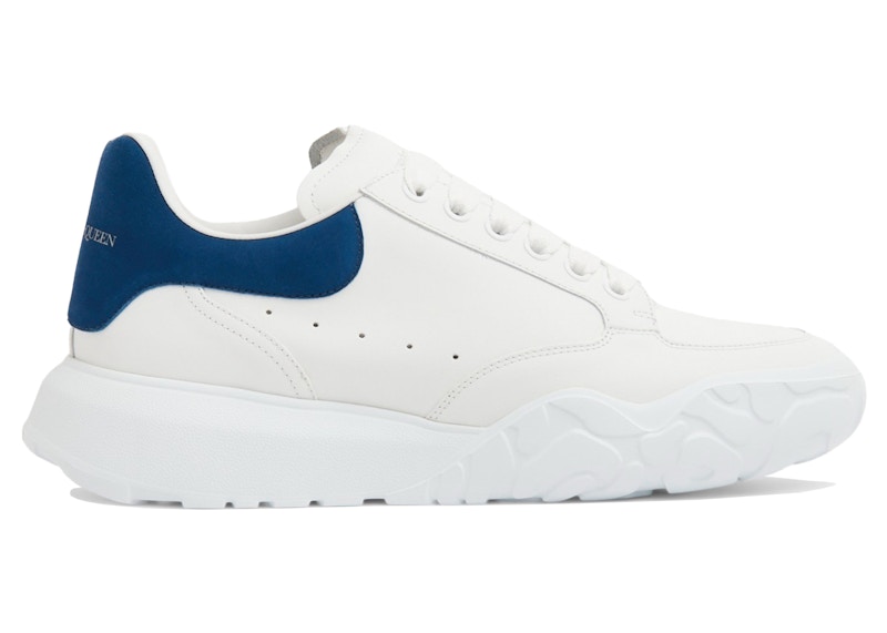 Alexander mcqueen white and blue online