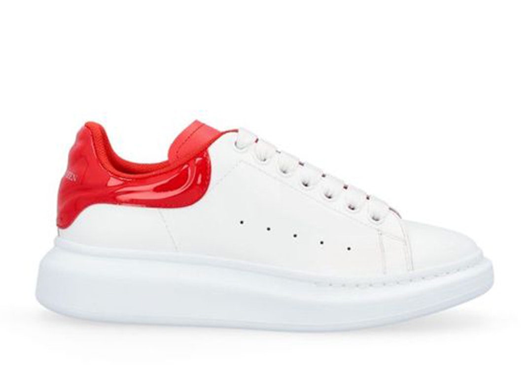 Pre-owned Alexander Mcqueen Oversized Lust Red In Lust Red/white