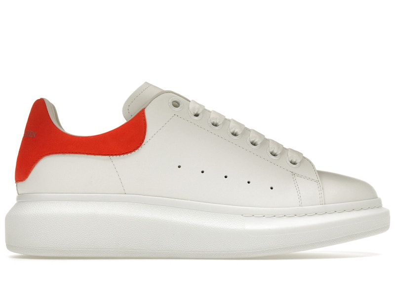 Orange alexander 2025 mcqueen sneakers