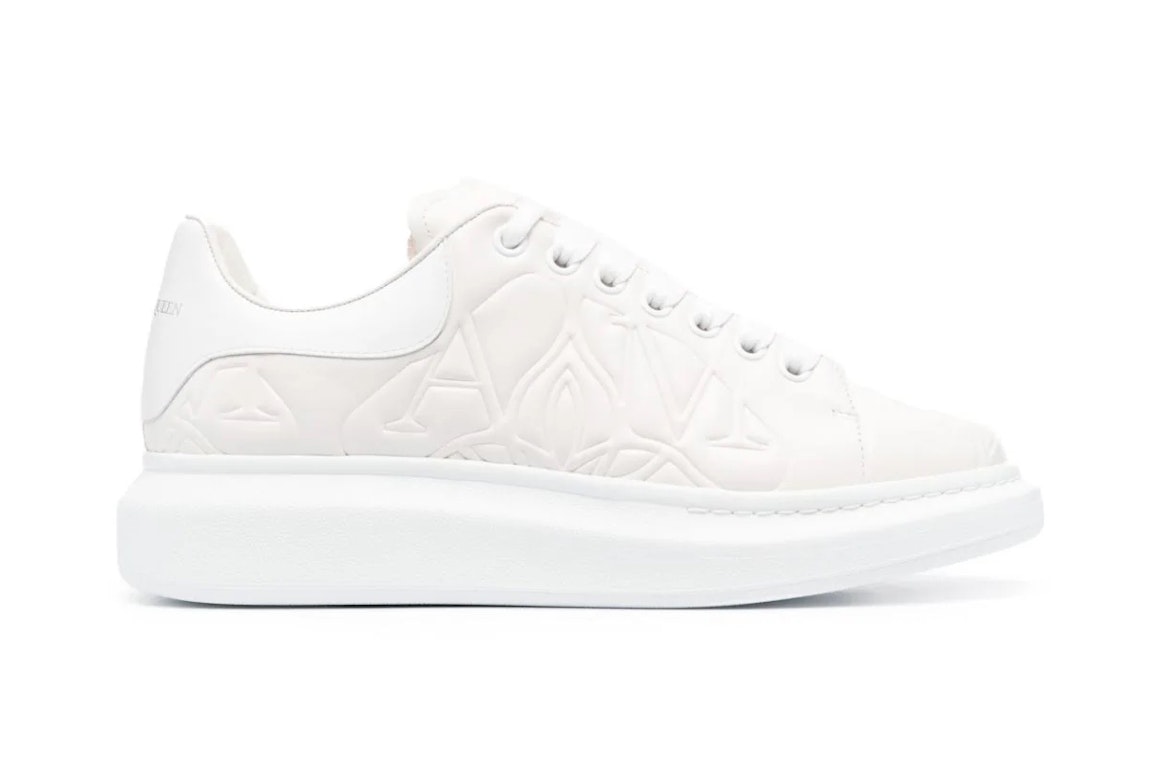 Pre-owned Alexander Mcqueen Oversized Quilted White