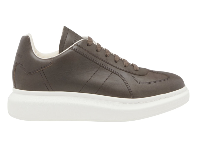 Pre-owned Alexander Mcqueen Men's  Oversized Retro Sneakers In Dark Brown