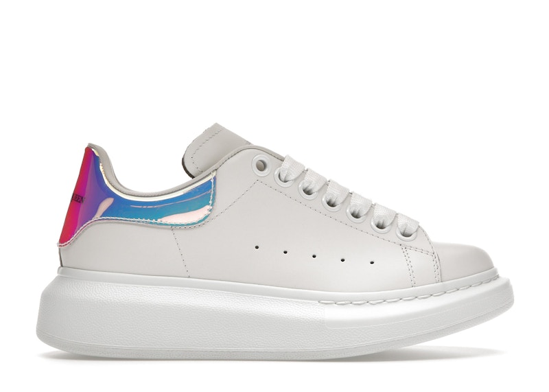 Alexander mcqueen white pink 2024 sneakers