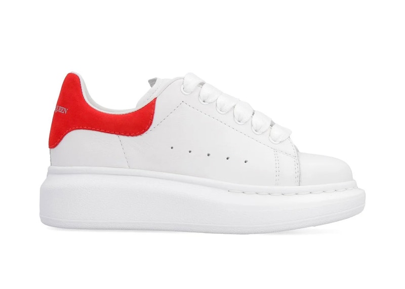 Alexander McQueen Sneaker Oversize Bianco Rosso bambini White Red IT