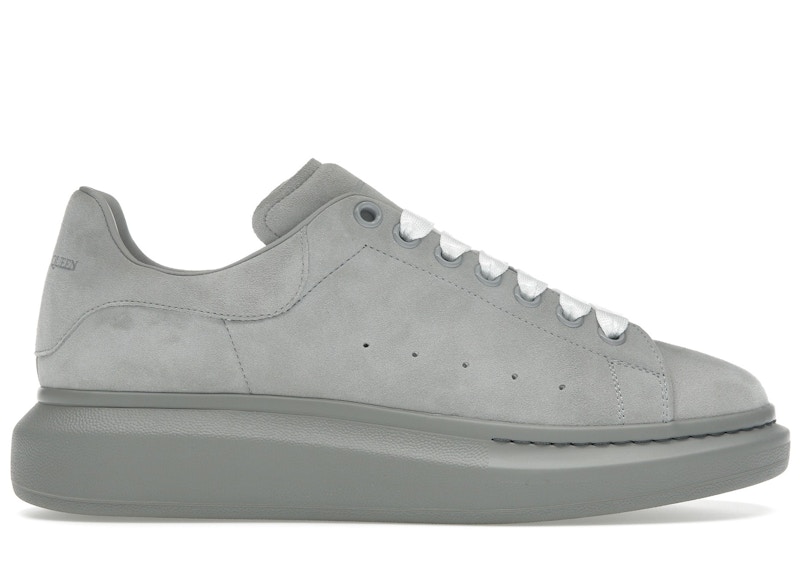Pre-owned Alexander Mcqueen Men's  Oversized Suede Sneakers In Grey
