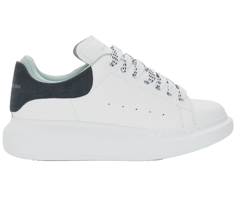 Pre-owned Alexander Mcqueen Oversized Anthracite Mint (women's) Sneakers In White