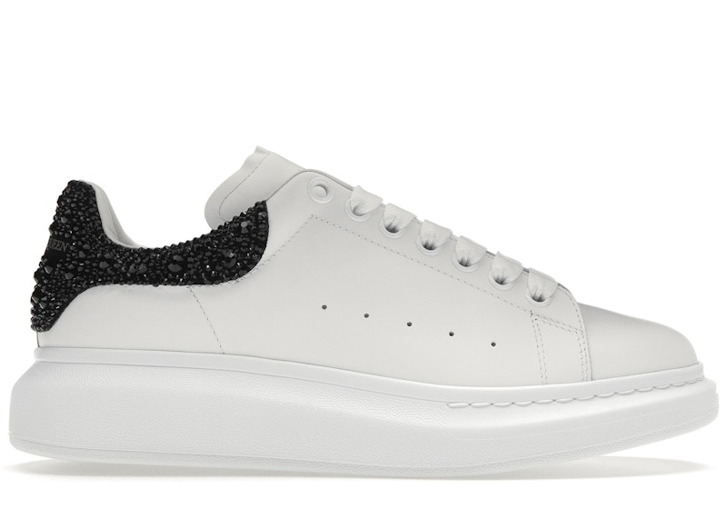 Alexander McQueen Oversized White Black Crystals Men's 