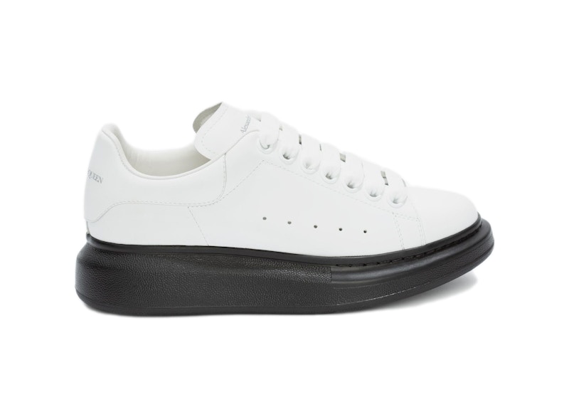 Alexander mcqueen white discount with black sole