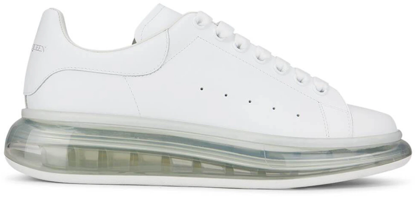 Alexander Mcqueen Sneakers Deck High Aus Weissem Canvas In White