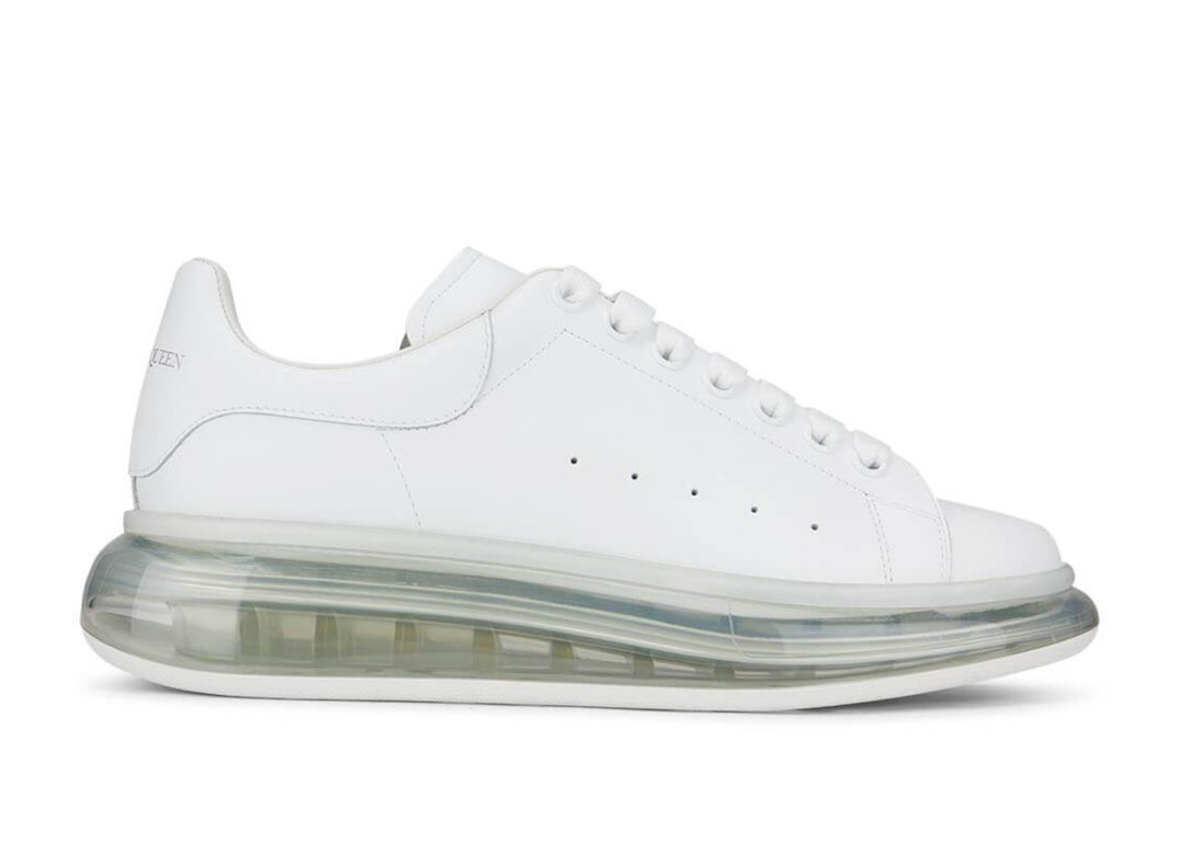 Pre-owned Alexander Mcqueen Oversized White Clear Sole In White/white