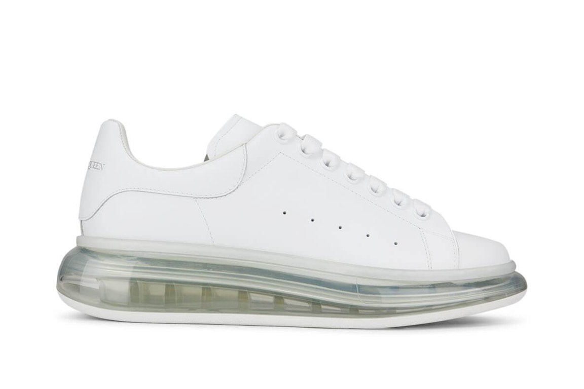 Pre-owned Alexander Mcqueen Oversized White Clear Sole In White/white