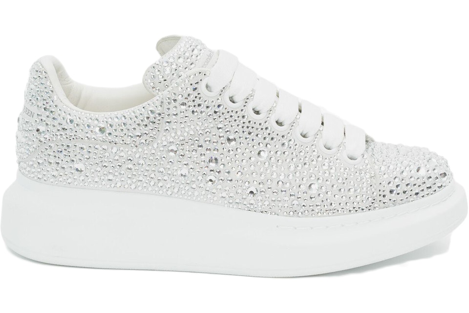 Alexander Mcqueen Oversized White Crystal 611697whv699069 Alexander Mcqueen Oversized White Crystal 611697whv699069