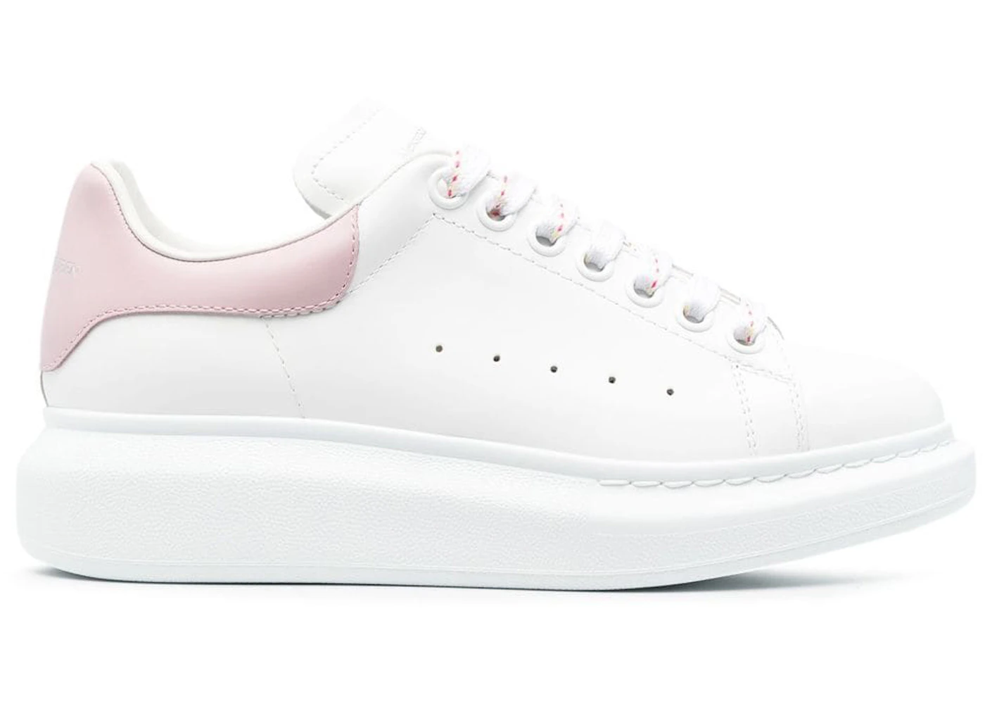 Alexander McQueen Oversized White Light Pink (Women's