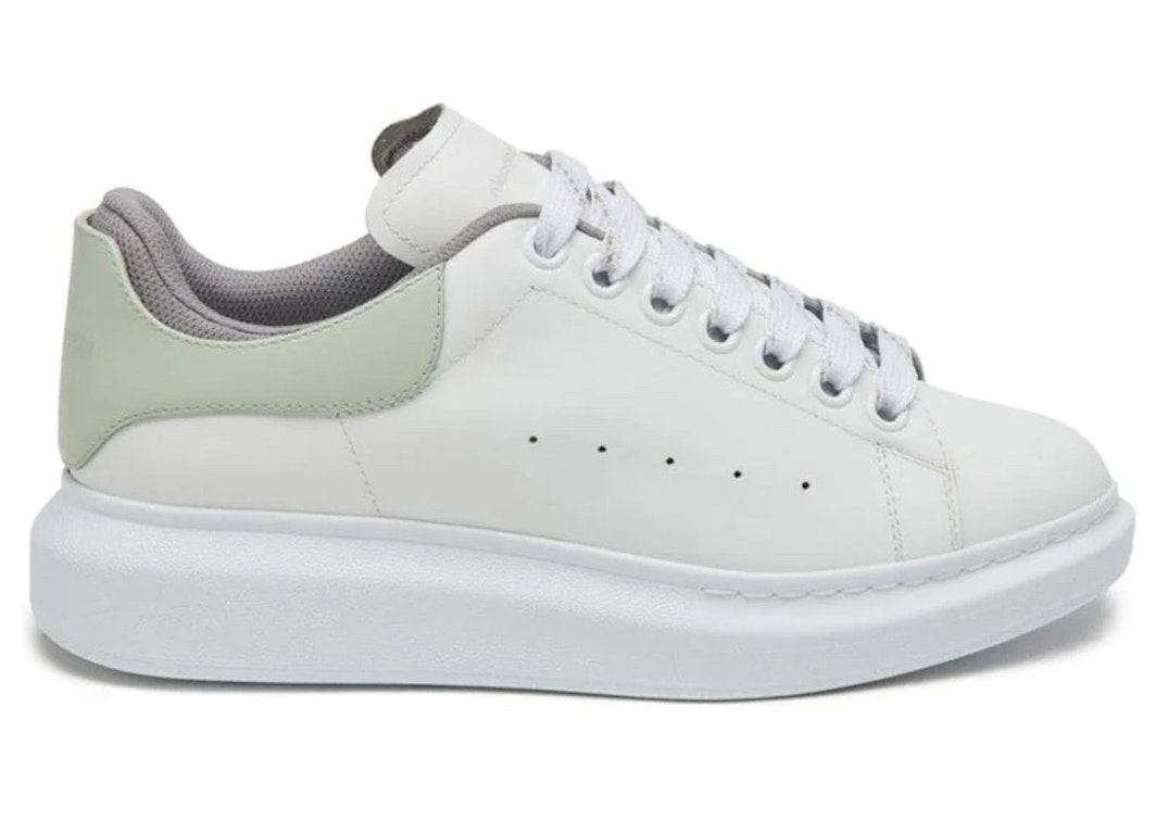Pre-owned Alexander Mcqueen Oversized White Mint Cement (women's) In White/mint/cement