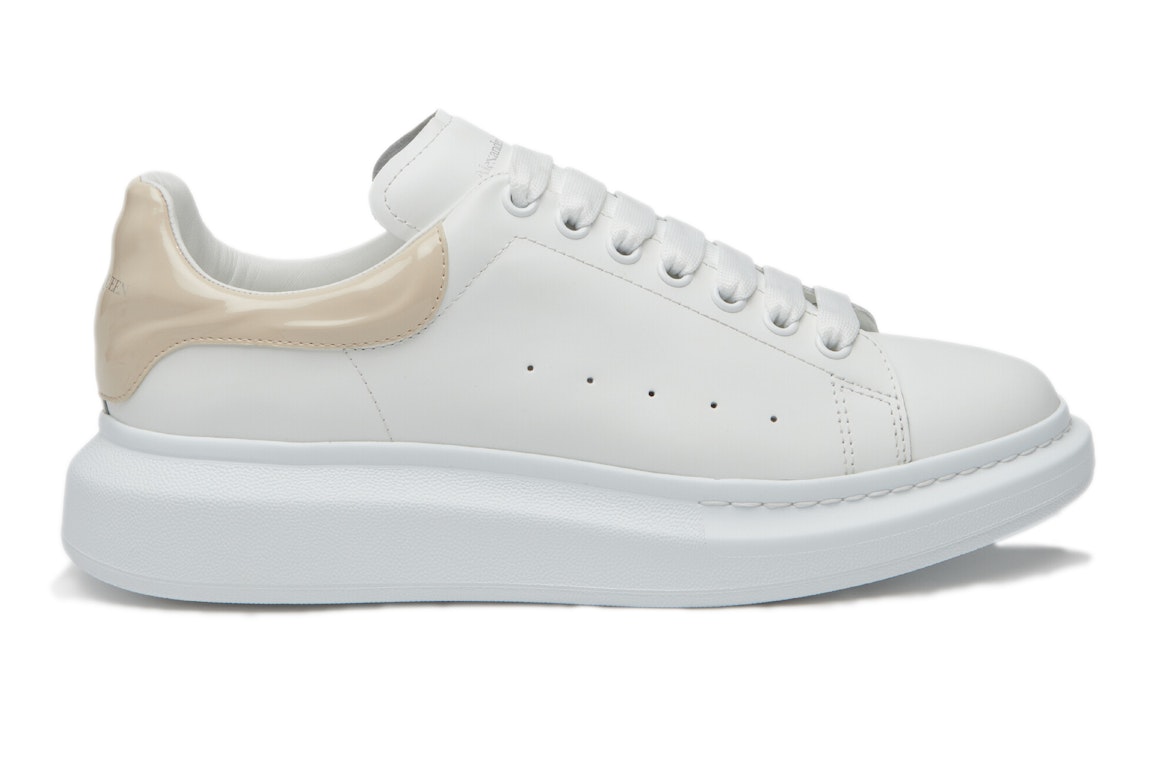 Pre-owned Alexander Mcqueen Oversized White Oyster In White/oyster