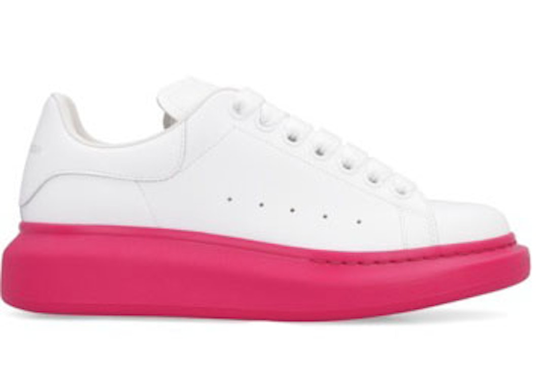Pre-owned Alexander Mcqueen Oversized White Pink Sole (women's)