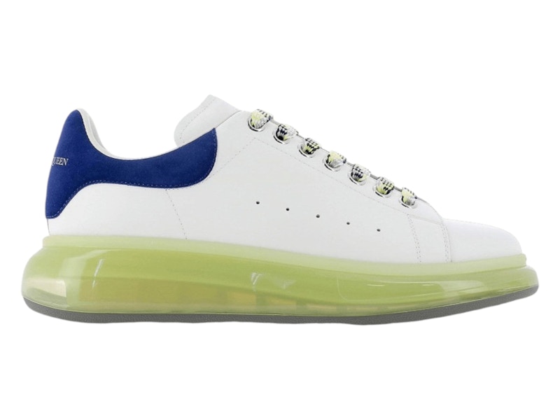 Pre-owned Alexander Mcqueen Men's  Oversized Sneakers In White/pop Yellow/blue