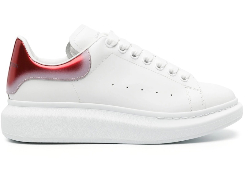 Alexander mcqueen sale white and red