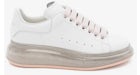 Alexander McQueen Oversized White Rose Gold Sole (Women's)