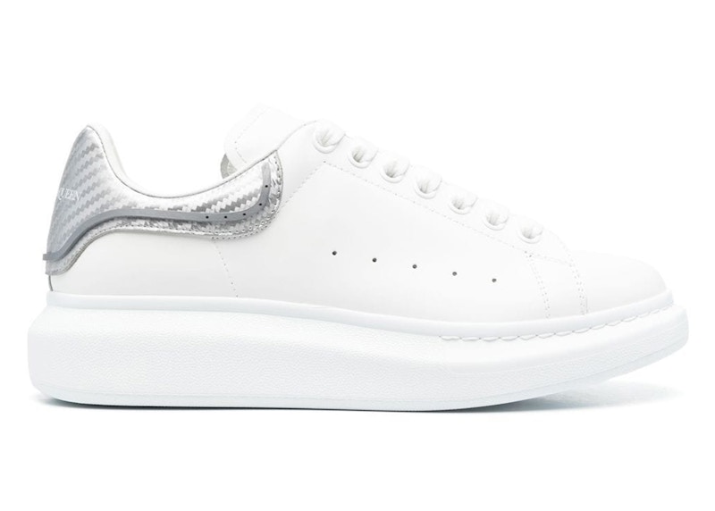 Silver alexander store mcqueen sneakers