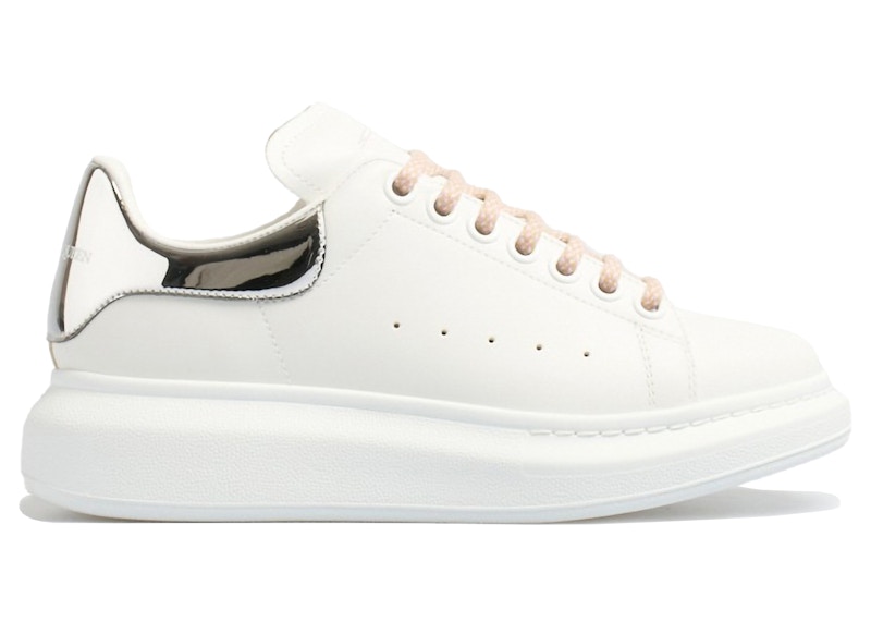 Pre-owned Alexander Mcqueen Oversized Pink (women's) Sneakers In White/silver In Multi