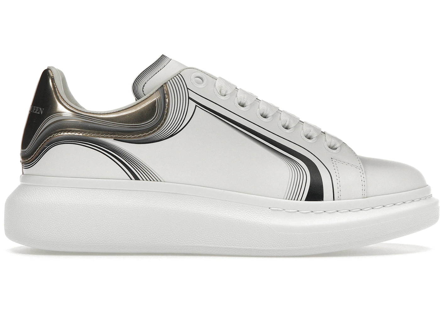 Alexander McQueen Oversized White Silver Men's - 750336WIDJP8834 - US