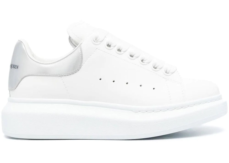 White and silver store alexander mcqueen trainers