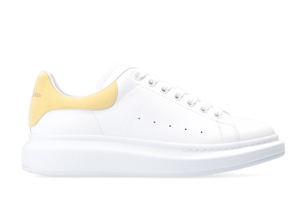 Pre-owned Alexander Mcqueen Oversized White Yellow In White/yellow