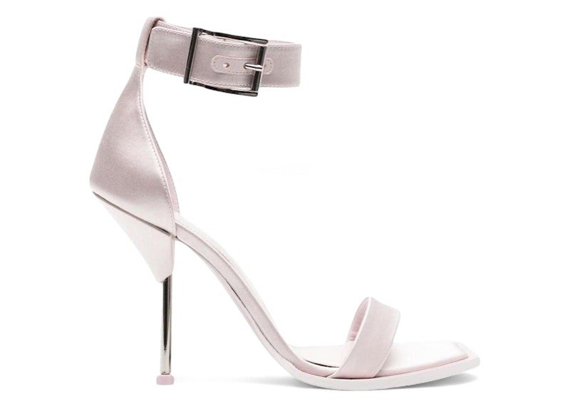 サンダル・ミュール Alexander Mcqueen Pink satin sandals Alexander McQueen Slides Size 40 EU
