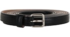 Alexander McQueen Skinny Double Belt Black