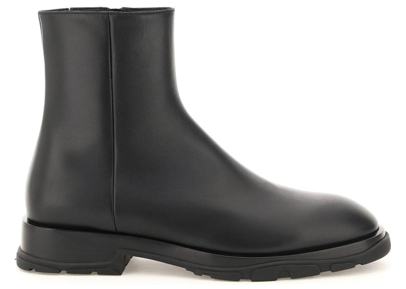 Alexander McQueen Slim Tread Boot Black メンズ - 682816WHFLE1000 - JP