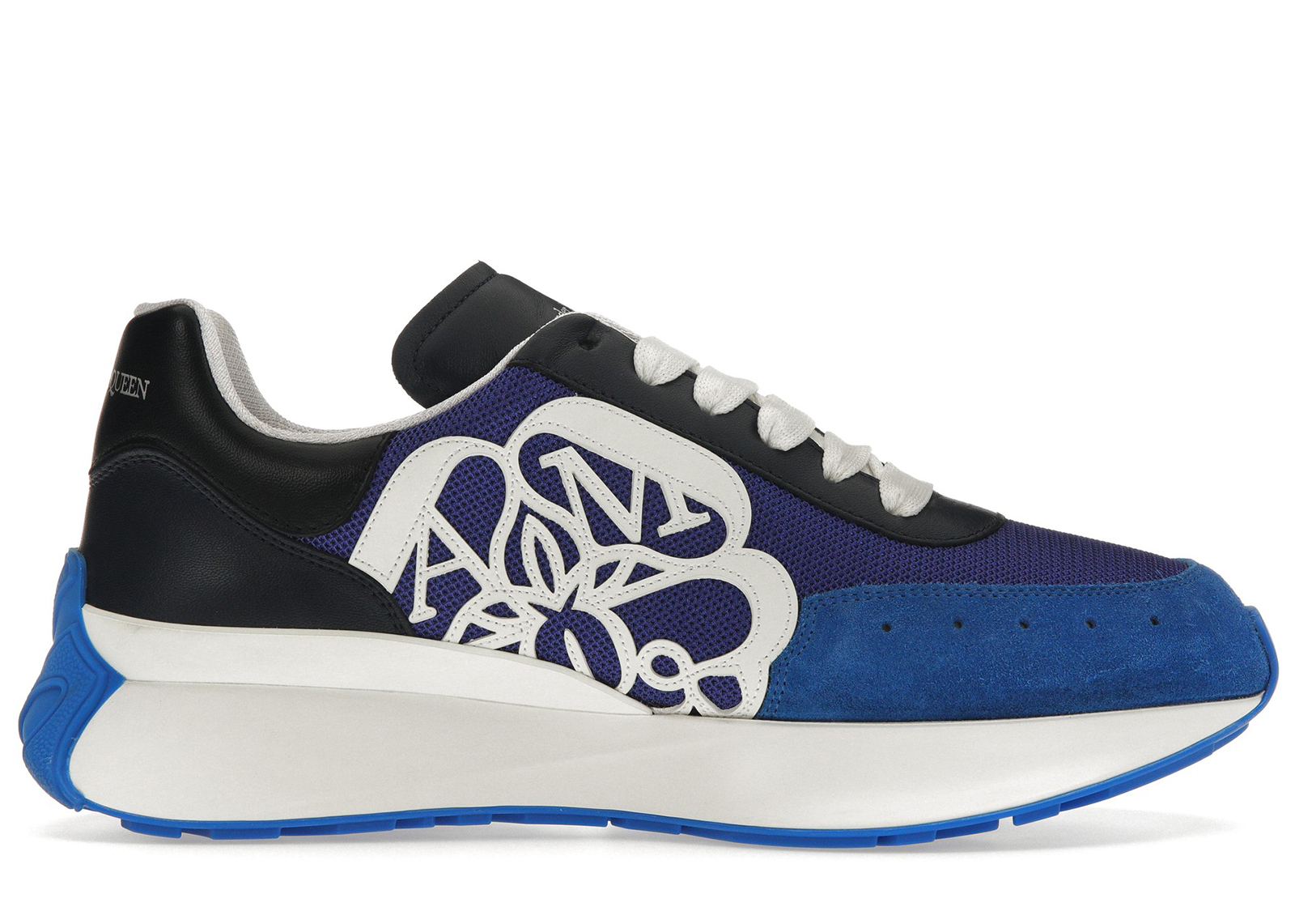 Alexander McQueen Sprint Runner Sea Blue メンズ - 705071 W4W31 ...