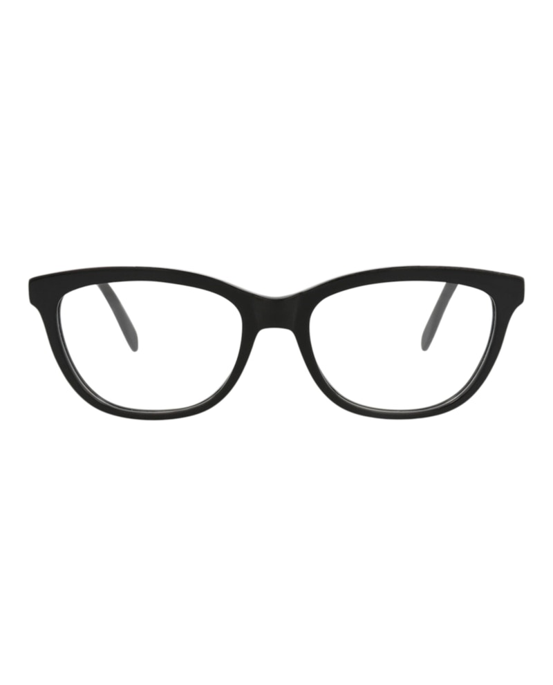 Pre-owned Alexander Mcqueen Women's  Squareframe Acetate Optical Frames In Black Black Transparent (am0161o/300