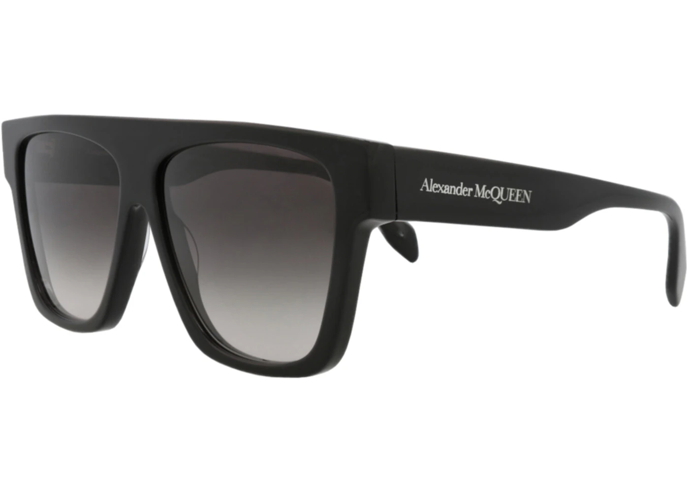 サングラス ALEXANDER MCQUEEN BLACK ACETATE SUNGLASSES Alexander McQueen Square-Frame Acetate Sunglasses Black
