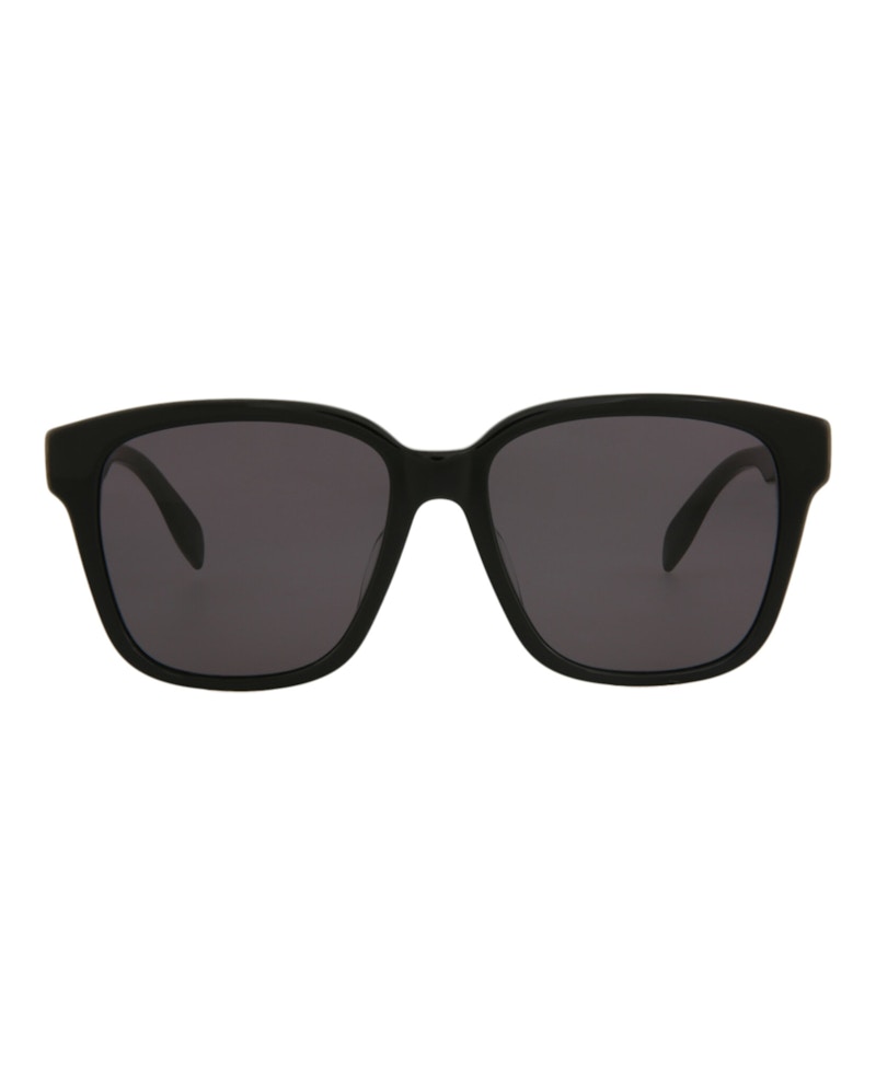 Alexander McQueen Square-Frame Acetate Sunglasses Black
