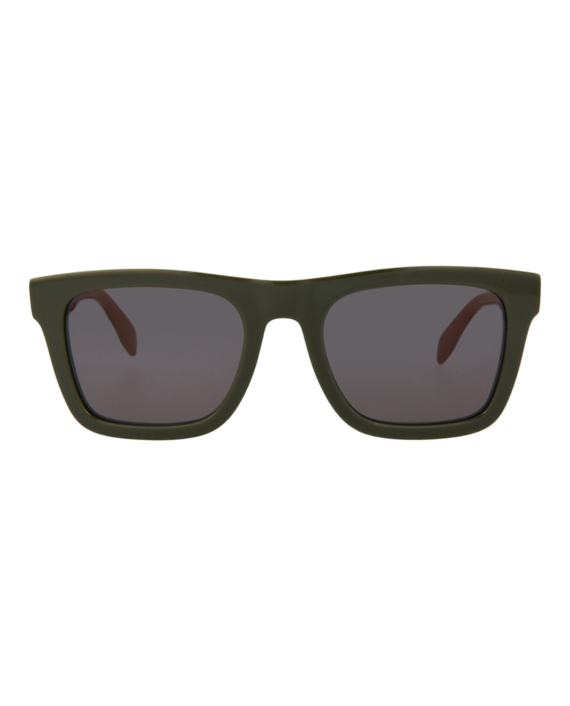 Alexander McQueen Square-Frame Acetate Sunglasses Green