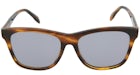 Lunettes de soleil Alexander McQueen à monture carrée en acétate jaune jaune bleu (AM0158S-30006088-003)