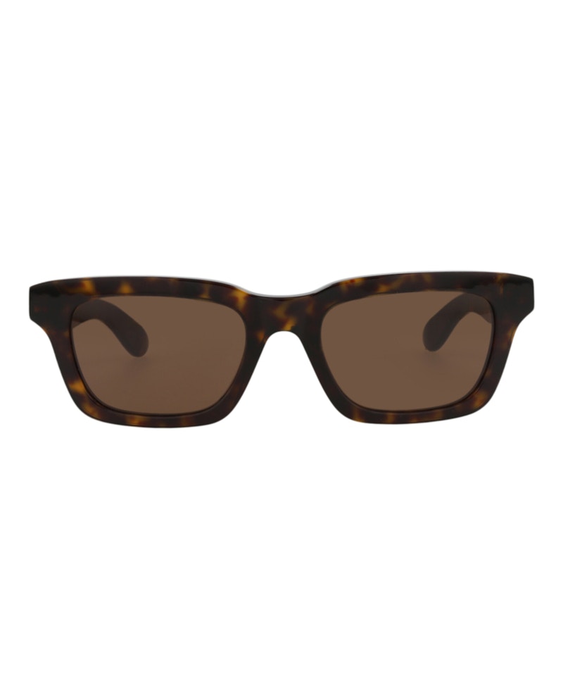 Pre-owned Alexander Mcqueen Men's  Squareframe Recycled Acetate Sunglasses In Havana Havana Brown (am0392s/3001