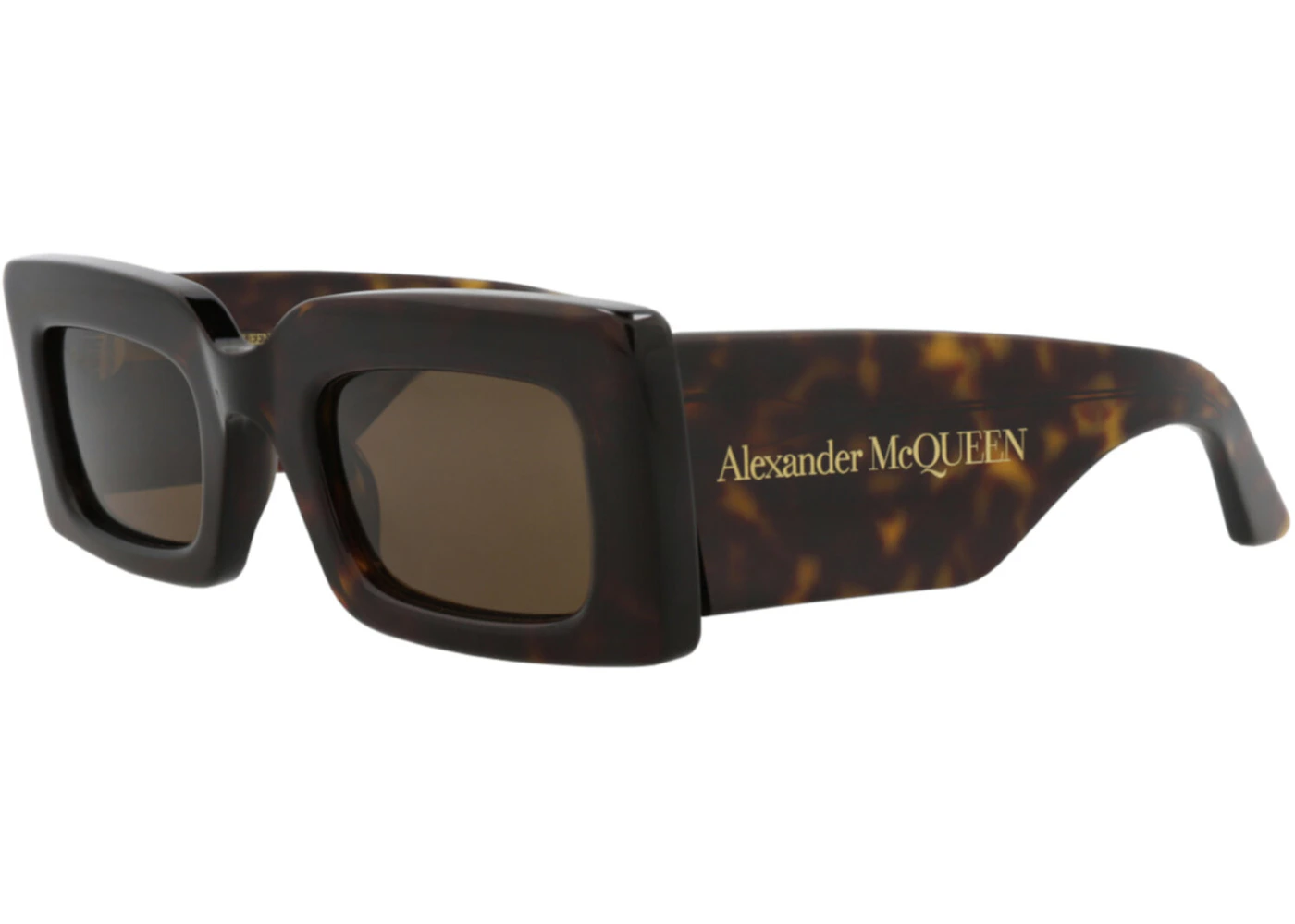 Alexander McQueen Square-Frame Recycled Acetate Sunglasses Alexander McQueen Square-Frame Recycled Acetate Sunglasses