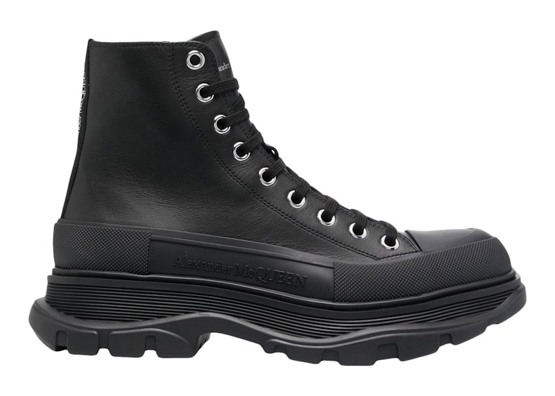 Alexander mcqueen tread discount slick boots black