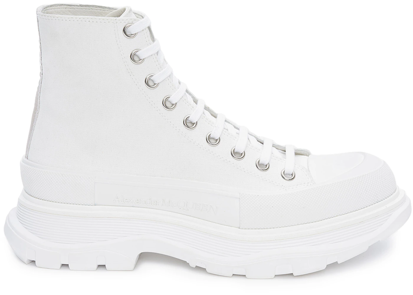 Alexander McQueen Tread Slick Boot White White - 604254W4MV29000 ...