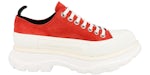 Alexander McQueen Tread Slick Lace-Up Red White