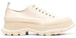 Alexander McQueen Tread Slick Low Lace Up Beige