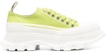 Alexander McQueen Tread Slick Low Lace Up Canvas Lime Green White (Women's)