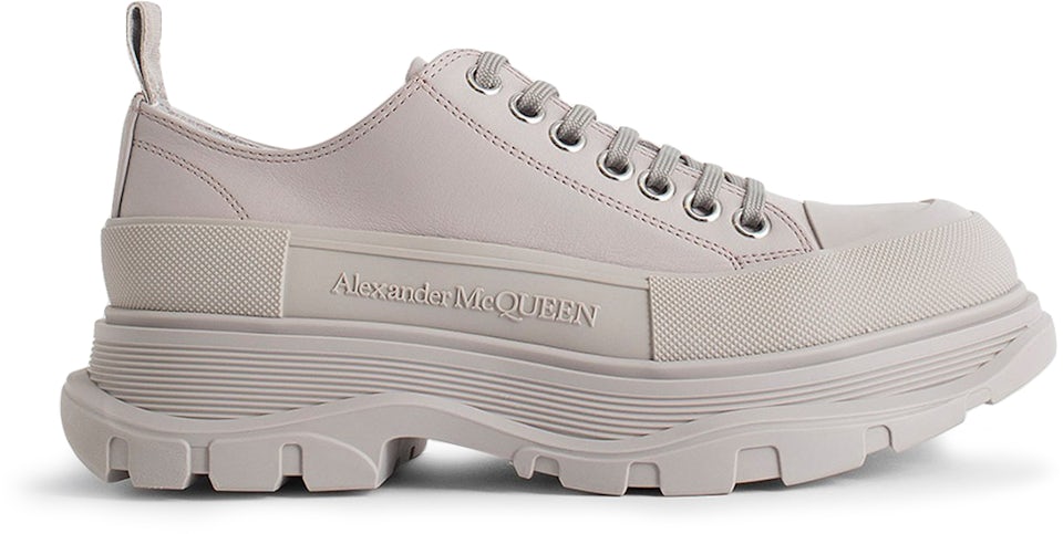 Alexander McQueen Tread Denim Lace-Up Sneaker Boots