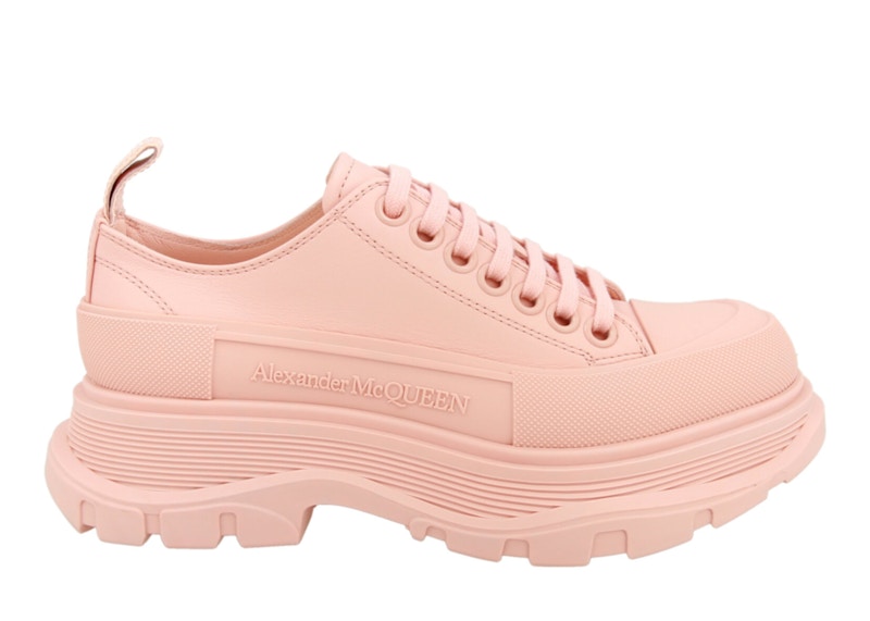 スニーカー alexander mcqueen Pastel pink leather Tread Slick sneakers Alexander McQueen Tread Slick Low-Top Sneaker Pink (Women's