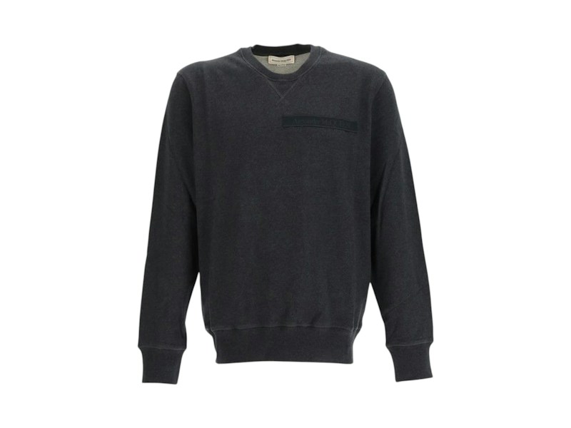 Alexander McQueen Logo Patch Sweatshirt Grey
