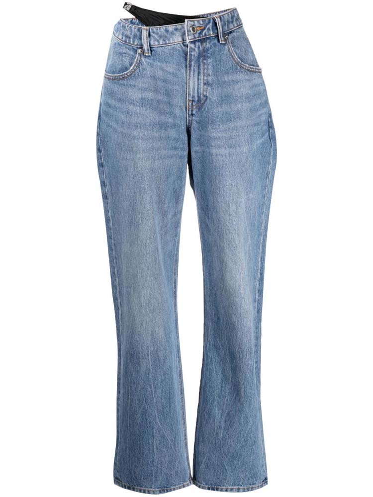 Alexander Wang Fly High-Rise Stacked Jean - Vintage Medium Indigo – Grace  Melbourne