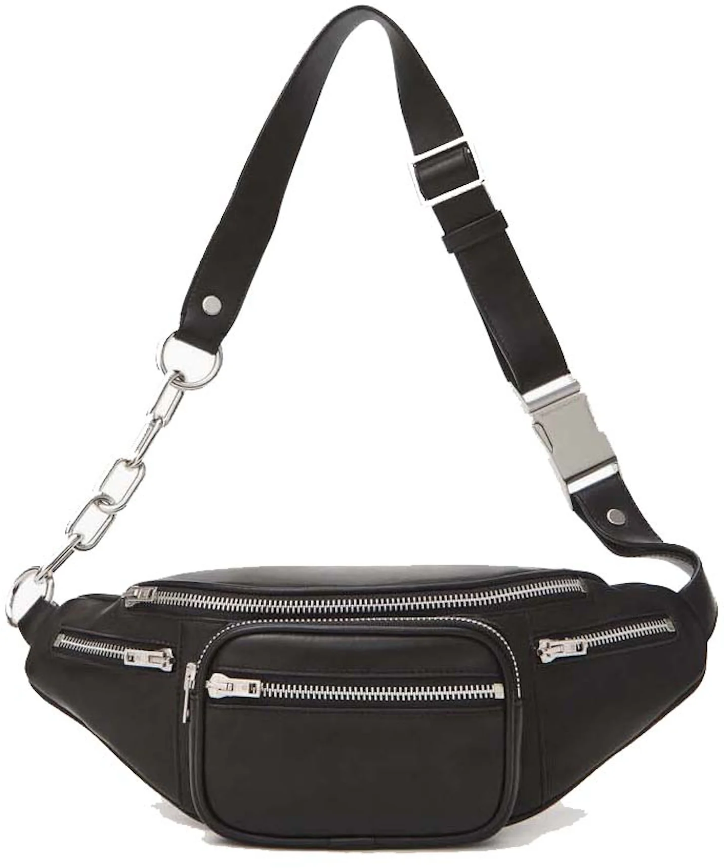 Alexander Wang Attica Soft Fanny Pack Black in Lambskin Leather with ...