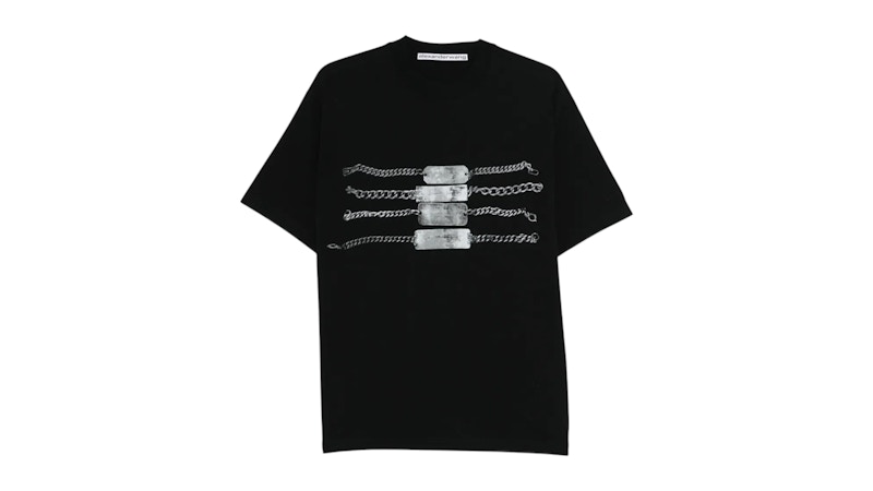 Alexander Wang Chain Graphic Tee Black - SS26 - JP